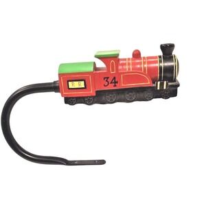 Vintage 34 RR‎ Train Locomotive Metal Wall Hook Railroad Decor 1988-1990